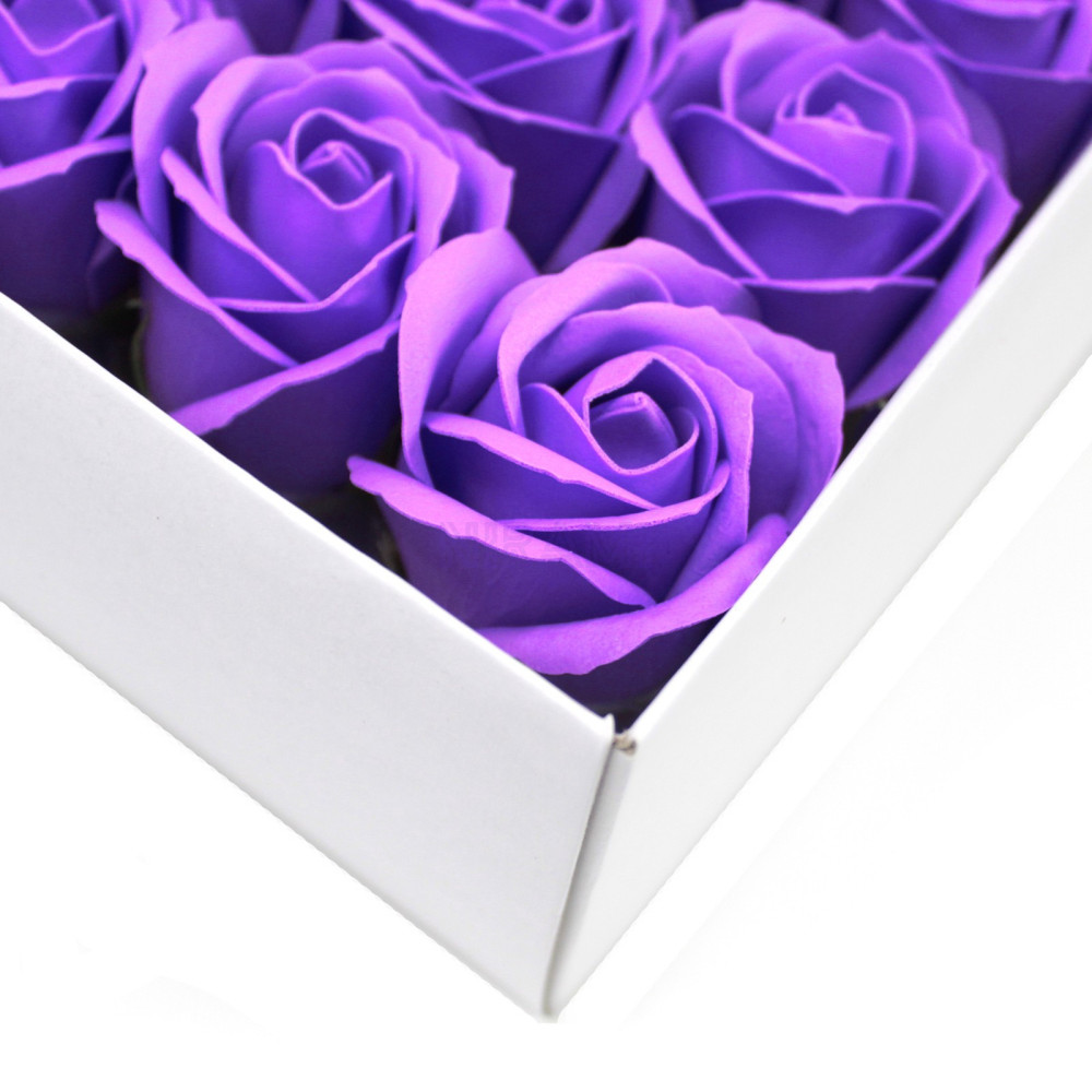 Flor de Jabon para manualidades deco mediana - lavanda