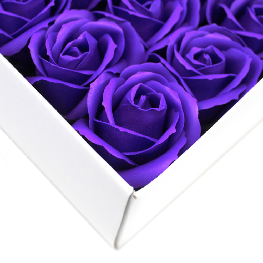 Flor de Jabon para manualidades deco mediana - violeta