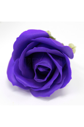 Flor de Jabon para manualidades deco mediana - violeta