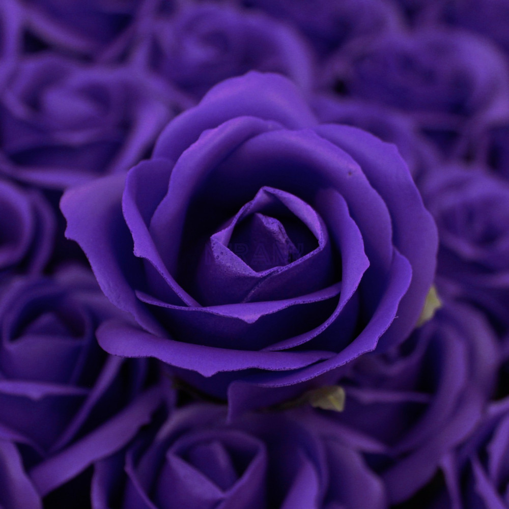 Flor de Jabon para manualidades deco mediana - violeta