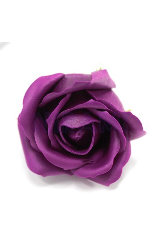 Flor de Jabon para manualidades deco mediana - violeta escura