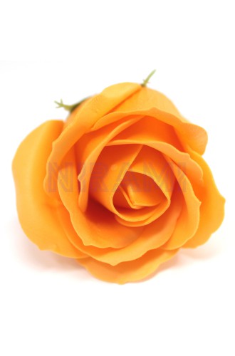 Flor de Jabon para manualidades deco mediana - naranja