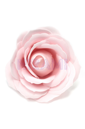 Flor de Jabon para manualidades deco grande - rosa bebé