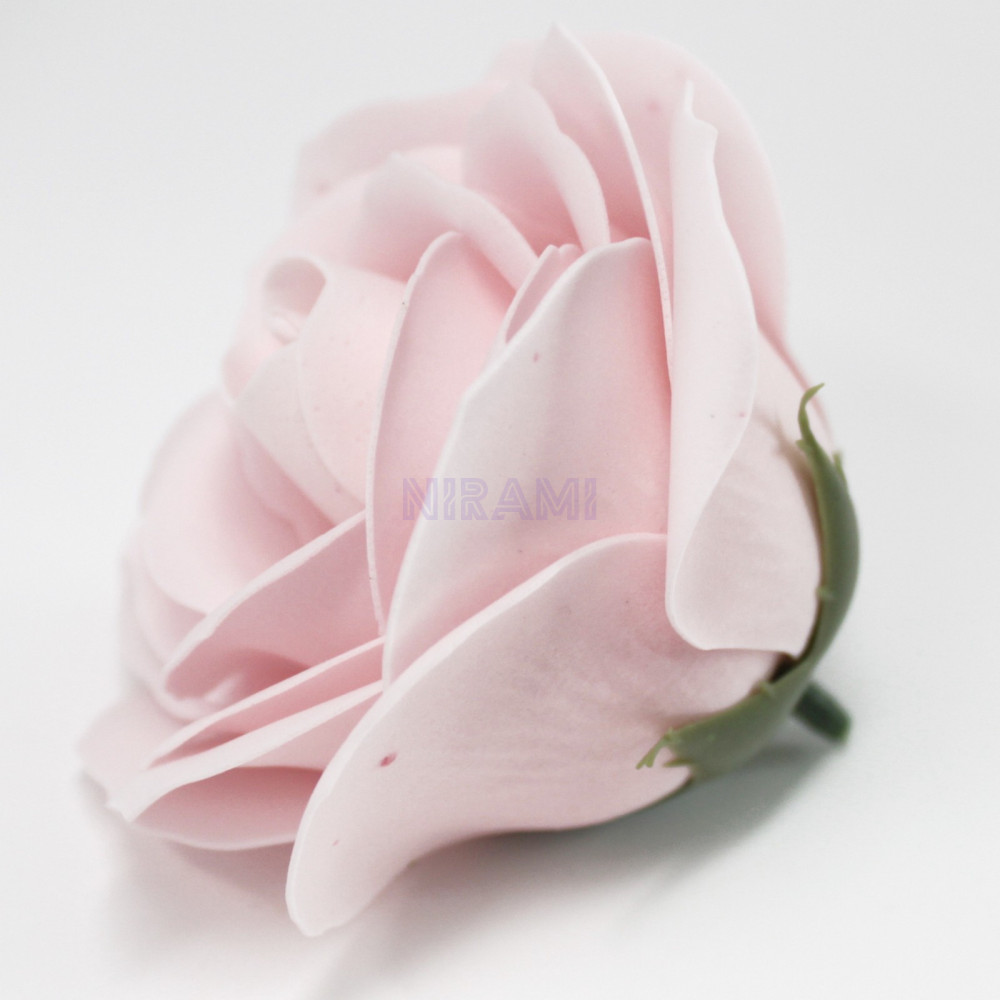 Flor de Jabon para manualidades deco grande - rosa bebé
