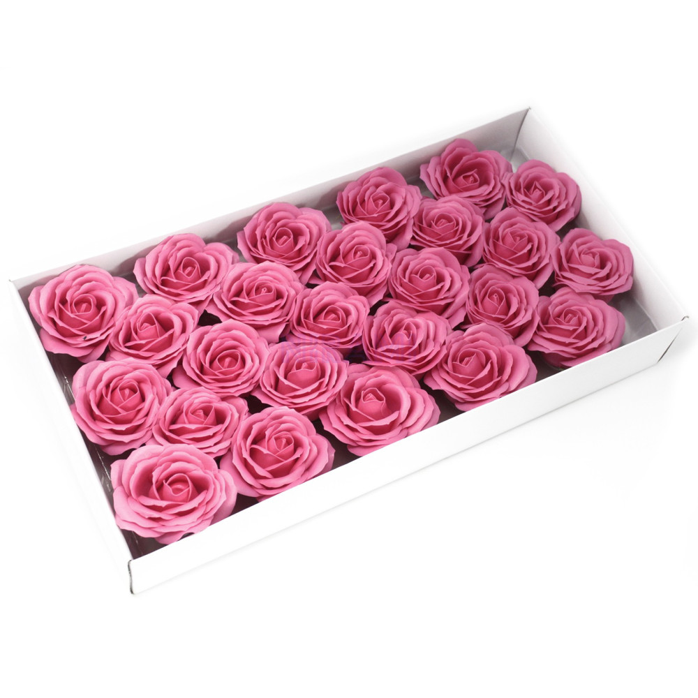 Flor de Jabon para manualidades deco grande - rosa