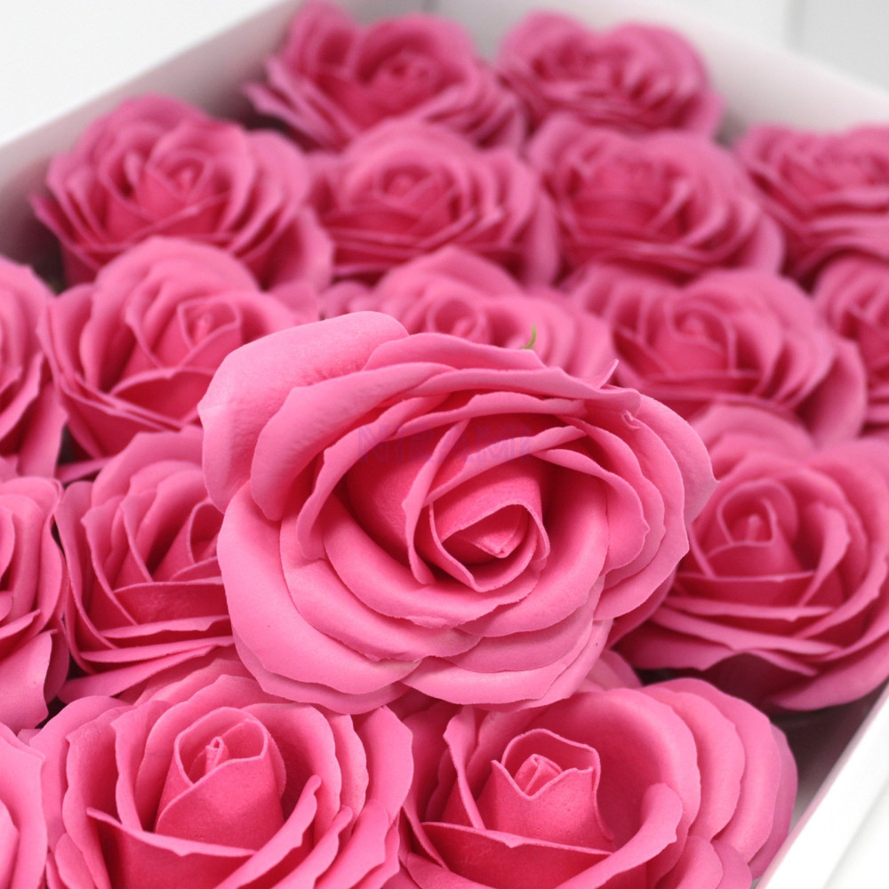 Flor de Jabon para manualidades deco grande - rosa