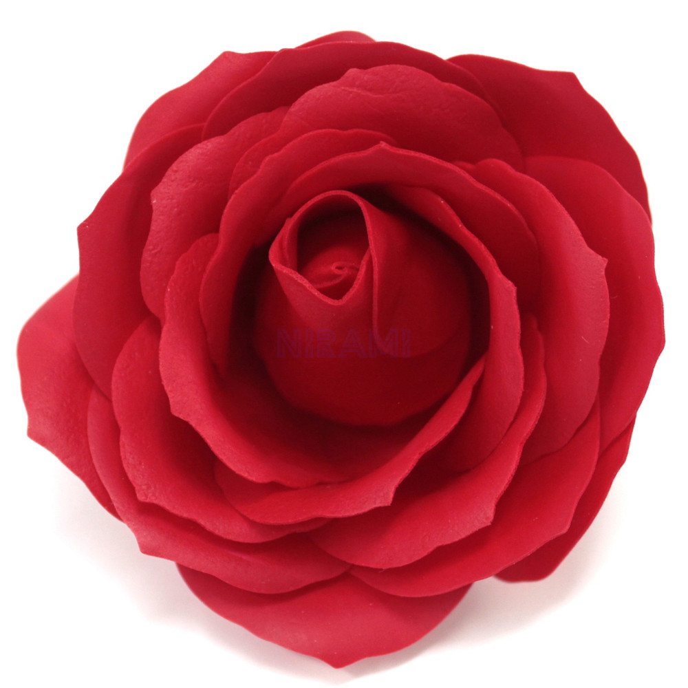 Flor de Jabon para manualidades deco grande - roja