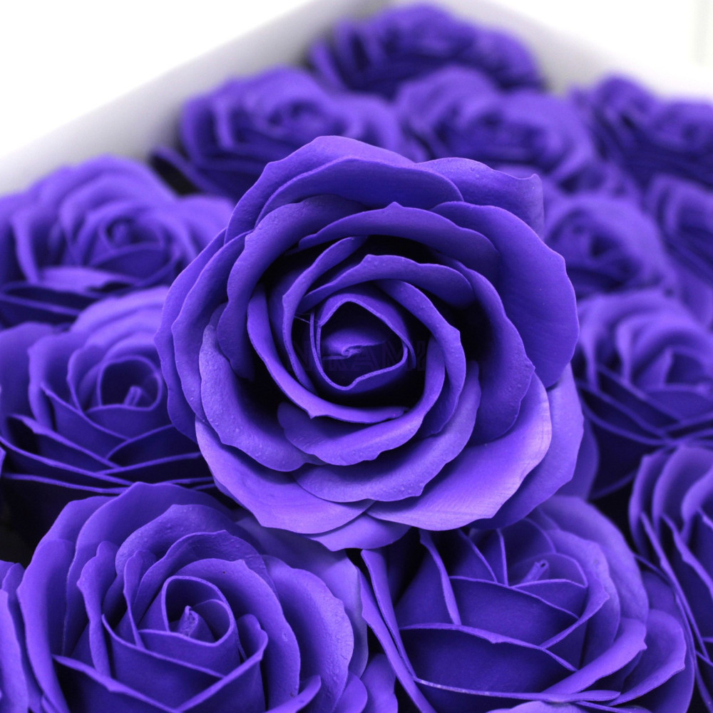 Flor de Jabon para manualidades deco grande - violeta