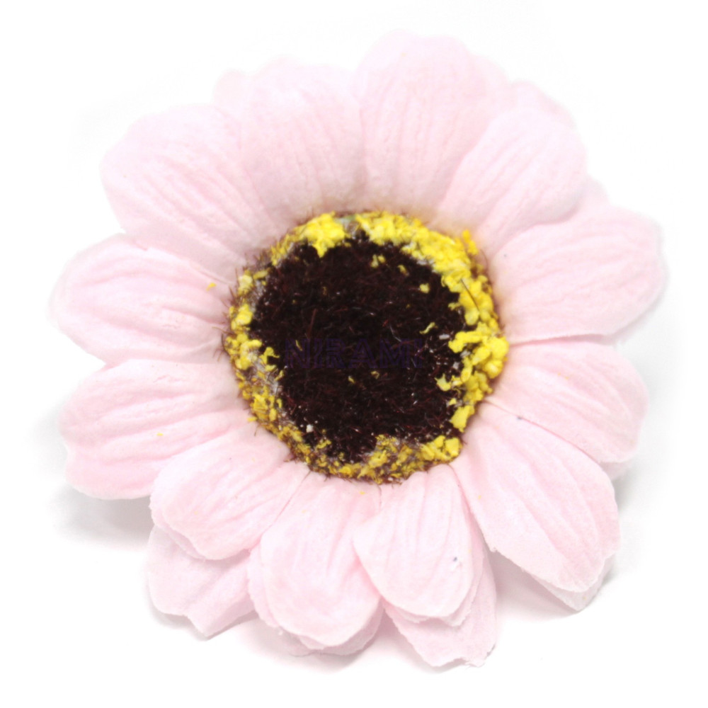 Flor de Jabon girasol manualidades deco mediana - rosa