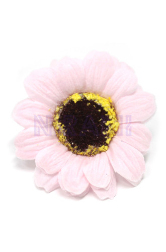 Flor de Jabon girasol manualidades deco mediana - rosa