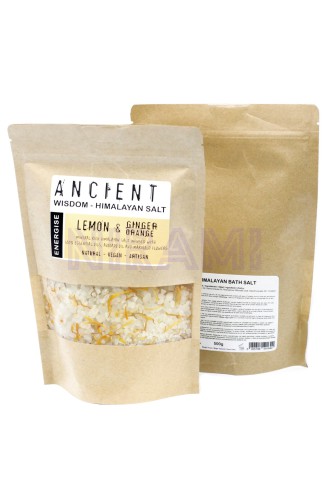 Mezcla de sal de baño del Himalaya - 500 g - Energizar