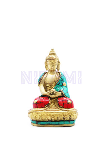 Figura de Buda de Latón - Amitabha - 9.5 cm