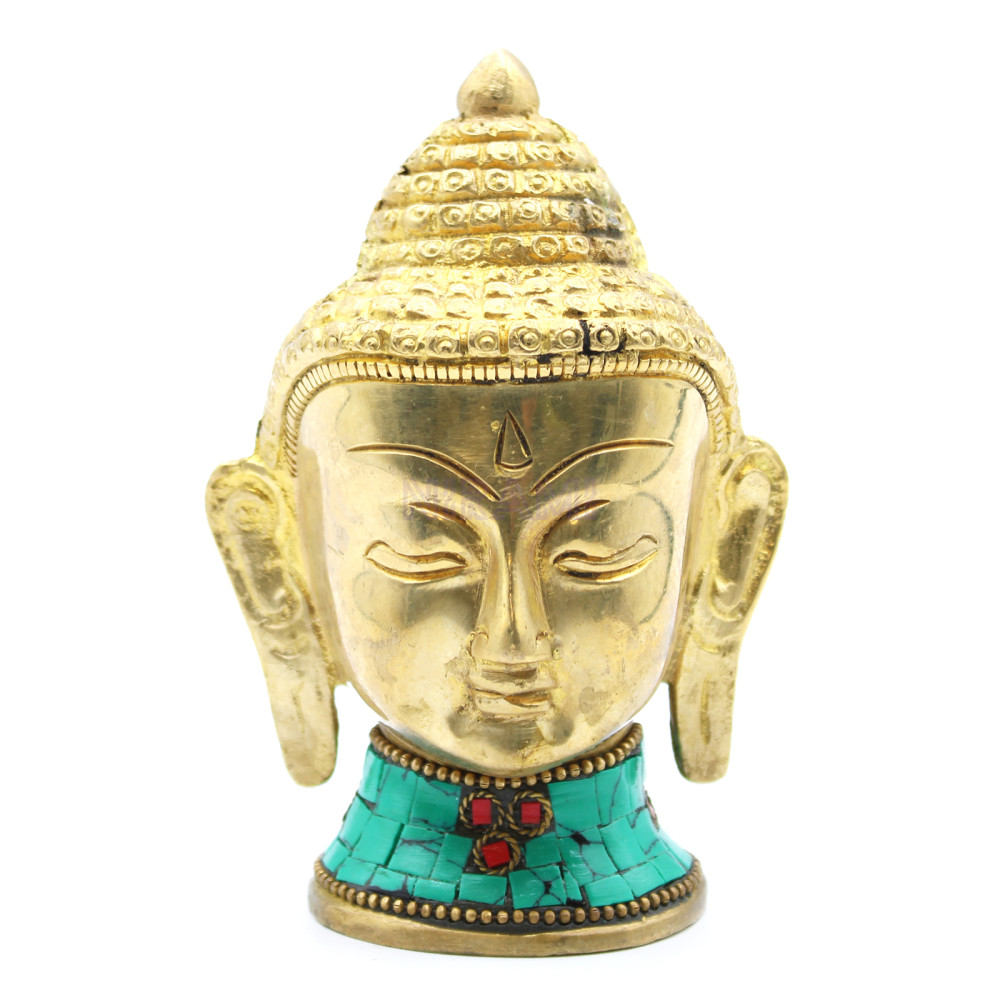 Figura de Buda de Latón - Cabeza Grande- 11.5 cm
