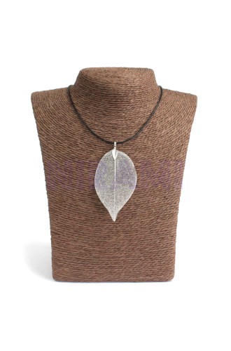 Collar - Hoja de valor - Plata
