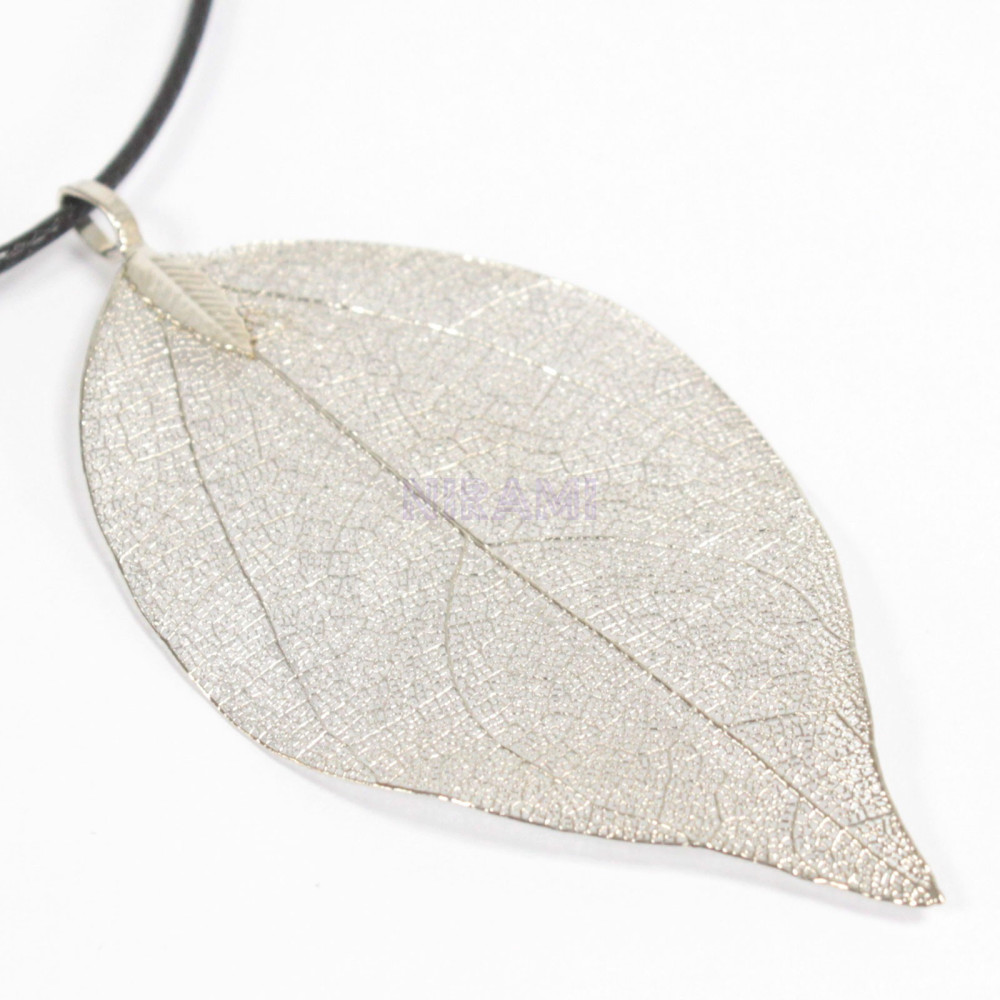 Collar - Hoja de valor - Plata
