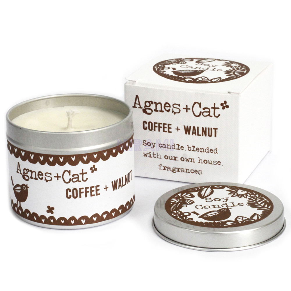 Coffee and Walnut-Velas en Lata 