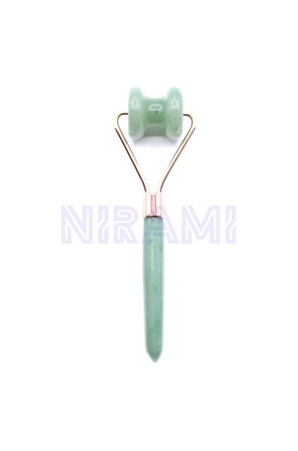 Gua Sha Rodillo Facial de Piedras Preciosas - Jade
