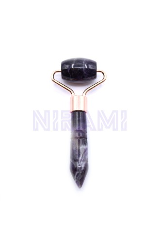 Gua Sha Mini Rodillo de Piedras Preciosas - Amatista