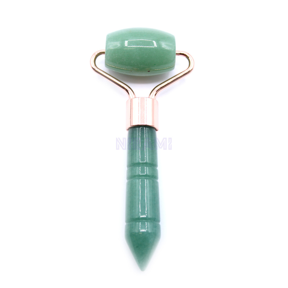 Gua Sha Mini Rodillo de Piedras Preciosas - Jade