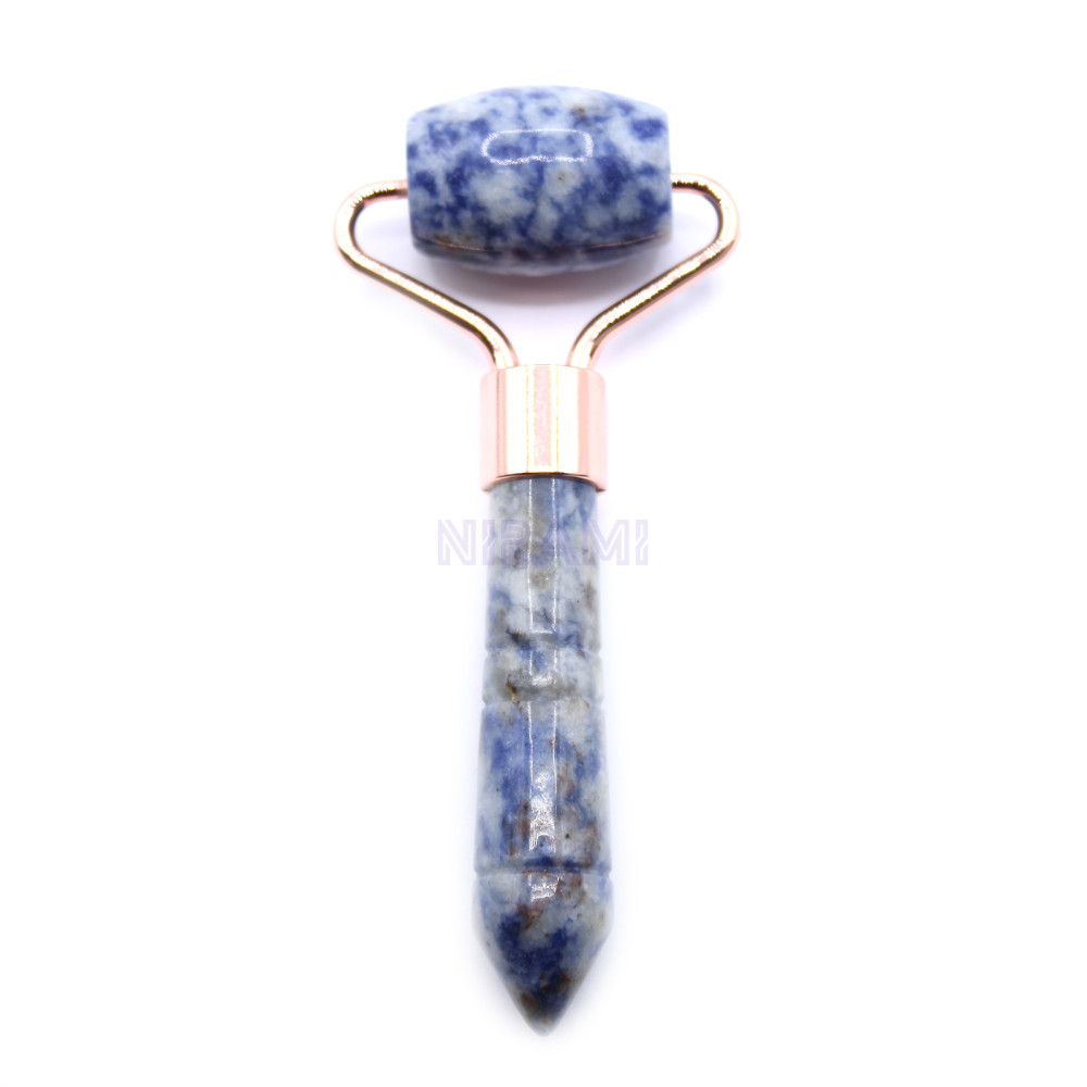 Gua Sha Mini Rodillo de Piedras Preciosas - Sodalita