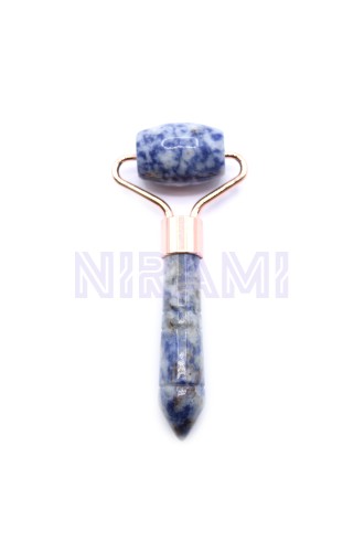 Gua Sha Mini Rodillo de Piedras Preciosas - Sodalita
