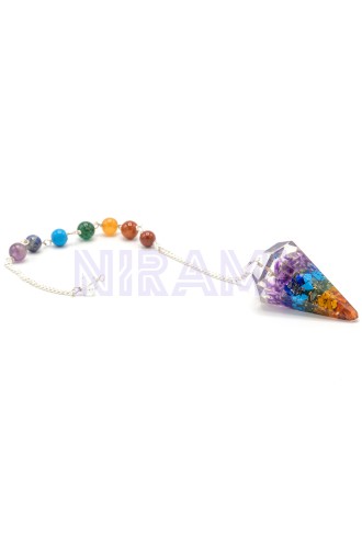 Péndulo del Chakra del Poder de la Orgonita - Chakra