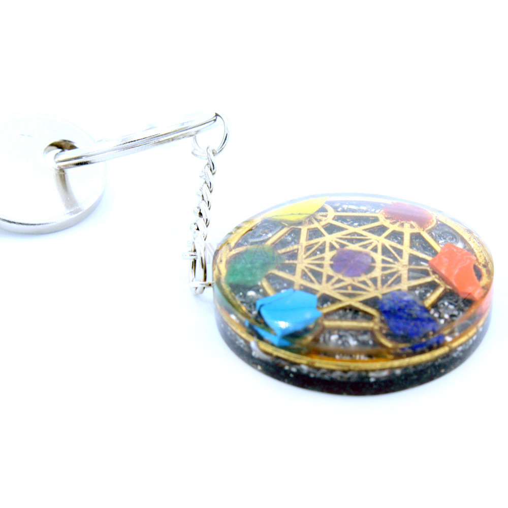 7 Chakras Llavero de poder de orgonita