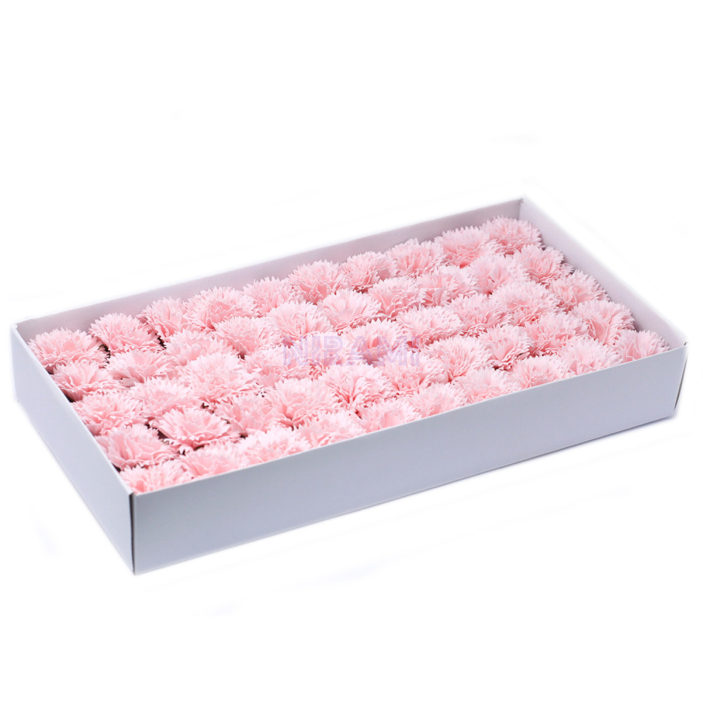 Flor de Jabon para Manualidades - claveles - rosado