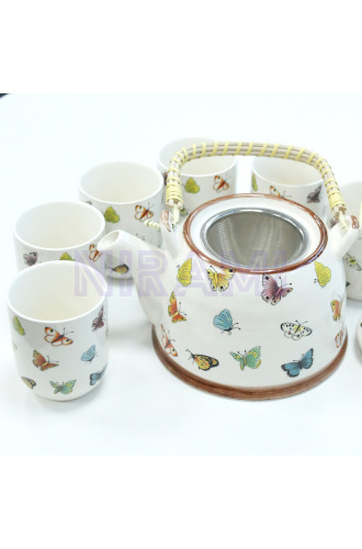 Set de tetera - Mariposas