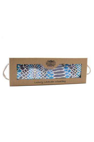 Bolsa de Trigo de Lavanda en Caja de Regalo - Víbora Azul