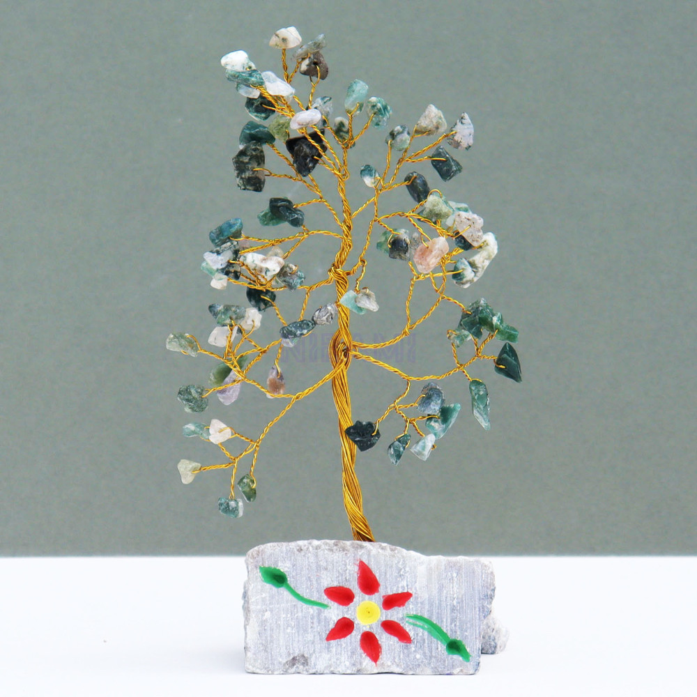 Árbol Indio de Gemas - Agata Moss - 80 Stone