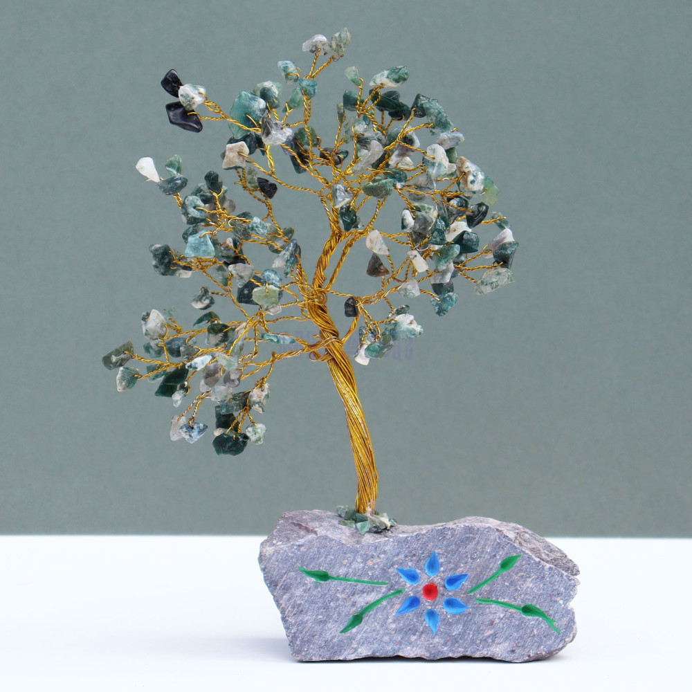 Árbol Indio de Gemas - Agata Moss - 160 Stone