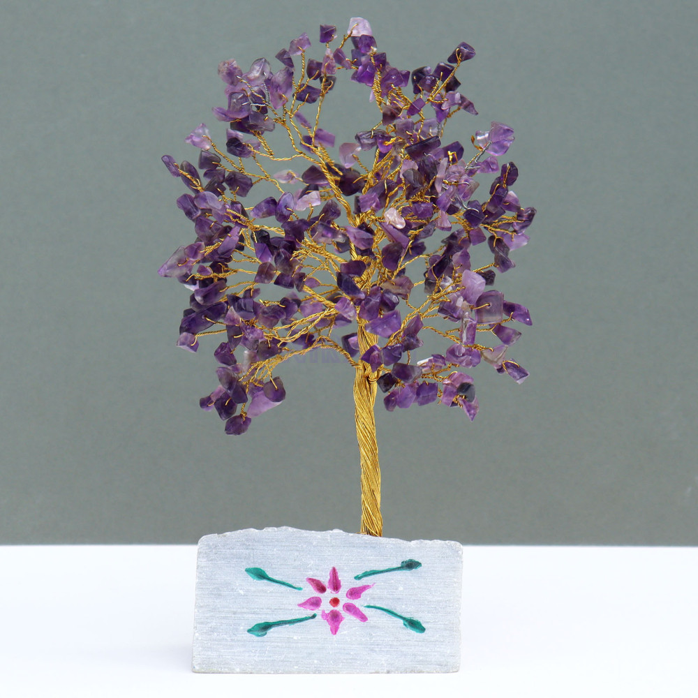 Árbol Indio de Gemas - Amatista- 320 Stone