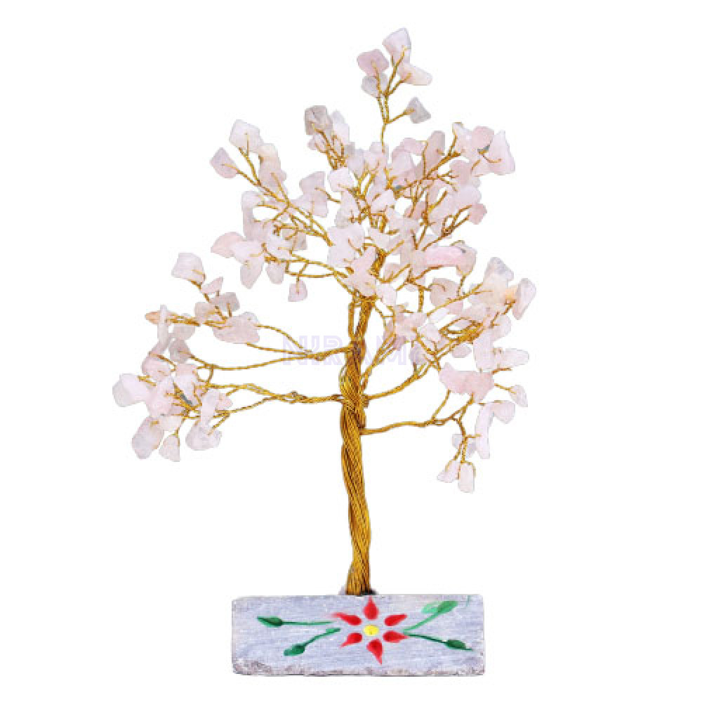 Árbol Indio de Gemas - Cuarzo Rosa - 160 Stone