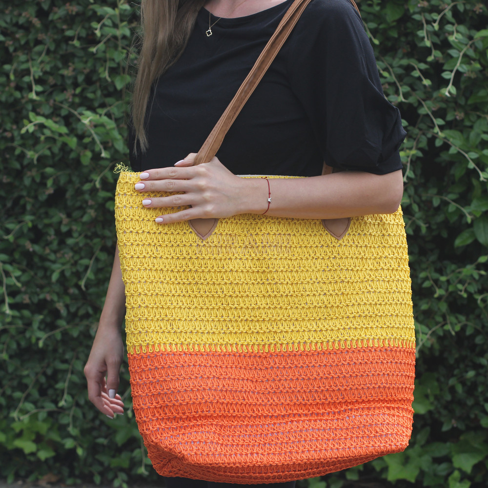 Bolsas de Playa Bazar - Amarillo y Naranja