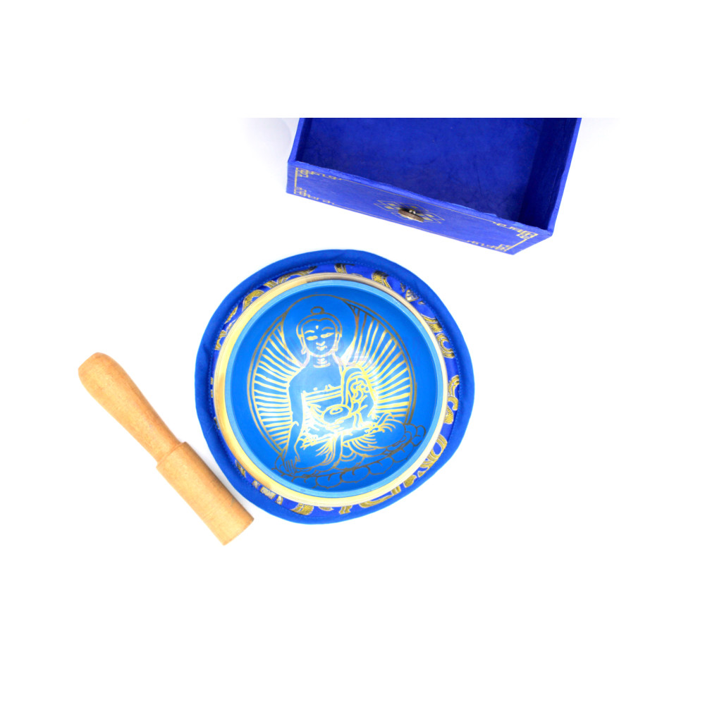 Cuenco tibetano set - Medicina Buda 10cm (min 500gm)