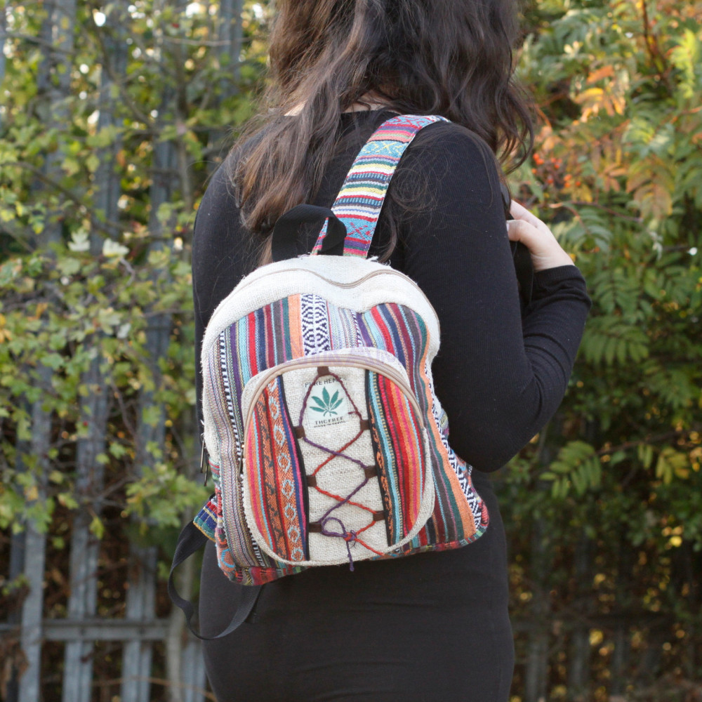 Mochila - Cáñamo y algodón (Surtido)