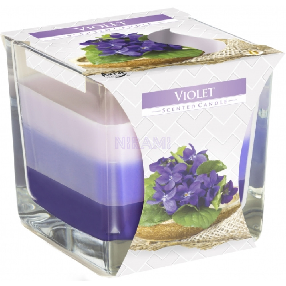 Violet - Rainbow Jar Candle 