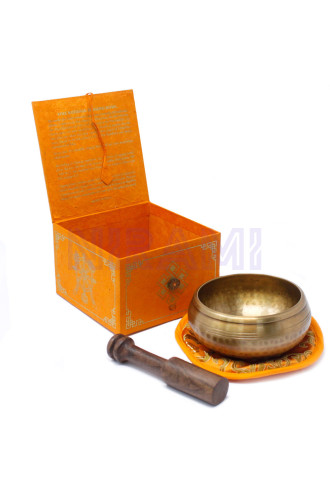 Cuenco tibetano set - Cinco Buda 10cm (min 400gm)