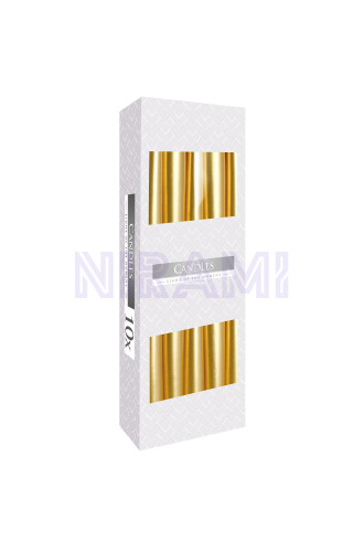 Oro - Velas Cónicas 