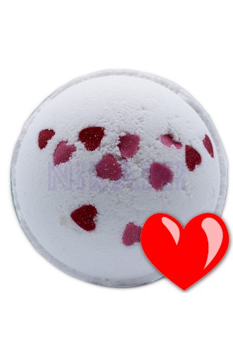 Bomba de baño de Corazones de Amor - Flores Silvestres