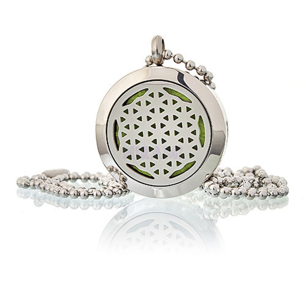 Aromatherapy diffuser necklace 25mm - Soap Flower for Life