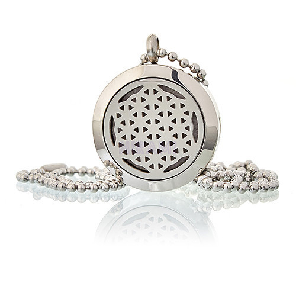 Aromatherapy diffuser necklace 25mm - Soap Flower for Life