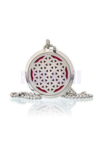 Aromatherapy diffuser necklace 30mm - Soap Flower for Life