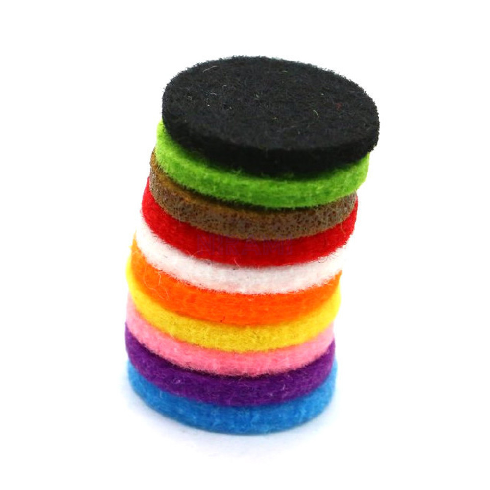10x Collares difusores de aromaterapia - Relleno reutilizable 20mm