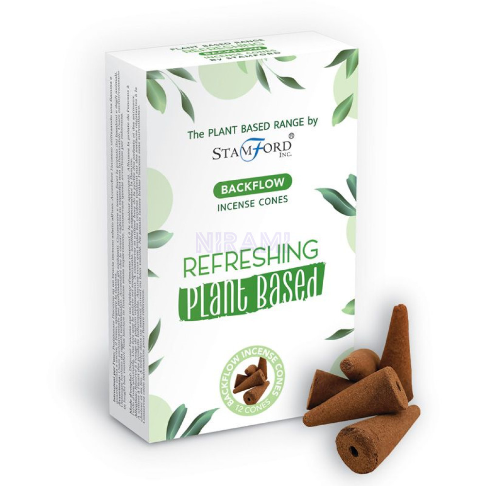 Refreshing - Premium Plant-Based Backflow Incense Cones 