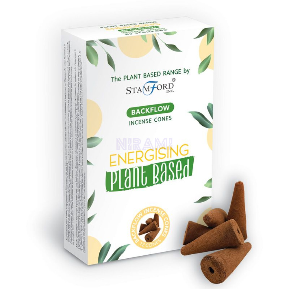 Energizing - Premium Plant Based Backflow Incense Cones 