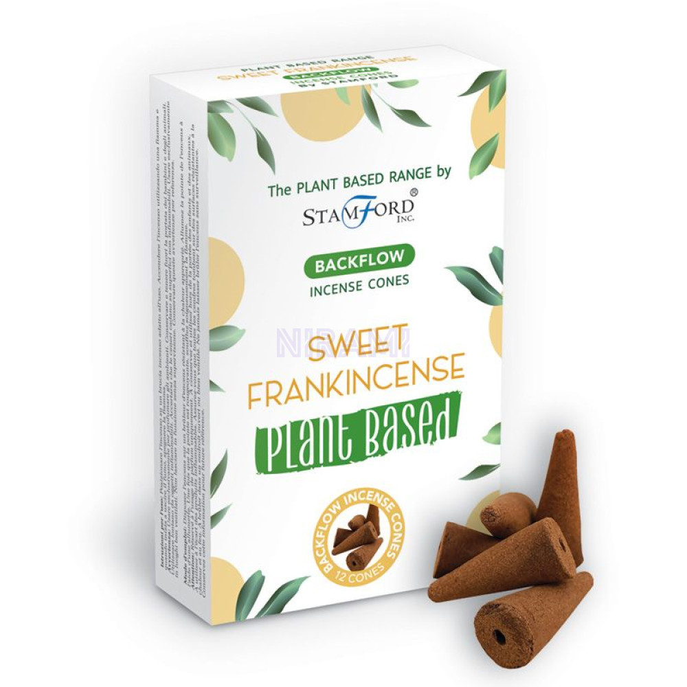  Incienso Dulce - Conos de Incienso Premium de Reflujo a Base de Plantas