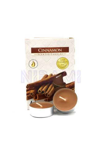1x Set de 6 Velas de Té Perfumadas - Canela