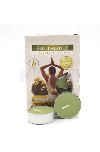 1x Set de 6 Velas de Té Perfumadas - Autoequilibrio